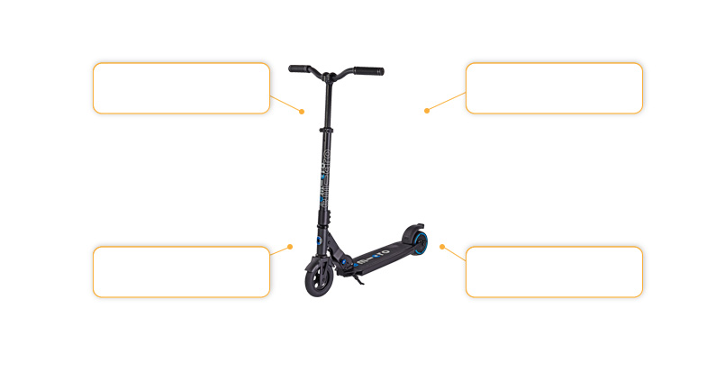 Komfort- und Sicherheitsmerkmale Micro Emicro One - Elektro Scooter
