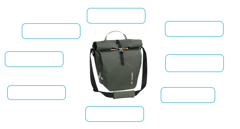 Vaude Comyou Back Single Hinterradtasche