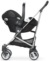 Cybex Aton Q Plus als Reisesystem - kompinierbar mit Kinderwagen und Buggy