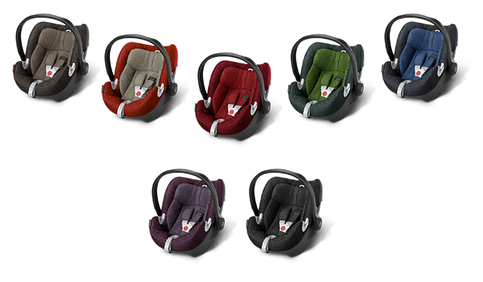 Cybex Aton Q Plus Kindersitz in den Farben Desert Khaki, Autumn Gold, Hot & Spicy, Hawaii, True Blue, Grape Juice und Black Beauty
