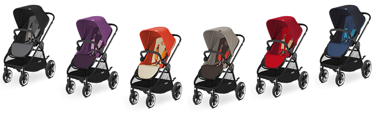 Cybex Balios M 2014 in Moon Dust, Grape Juice, Autumn Gold, Coffee Bean, Hot & Spicy und True Blue