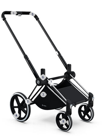Das Cybex Priam Kinderwagen-Gestell