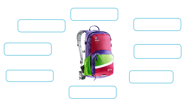 Komfort- und Sicherheitsmerkmale Bike One 14 Deuter Bike One 14