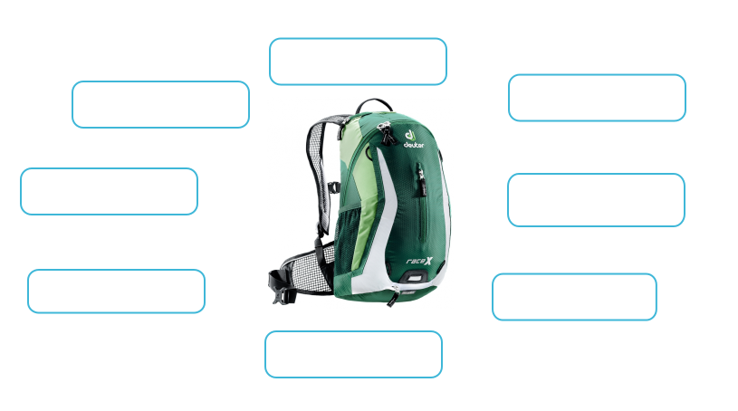 Komfort- und Sicherheitsmerkmale Deuter Race X Deuter Race X