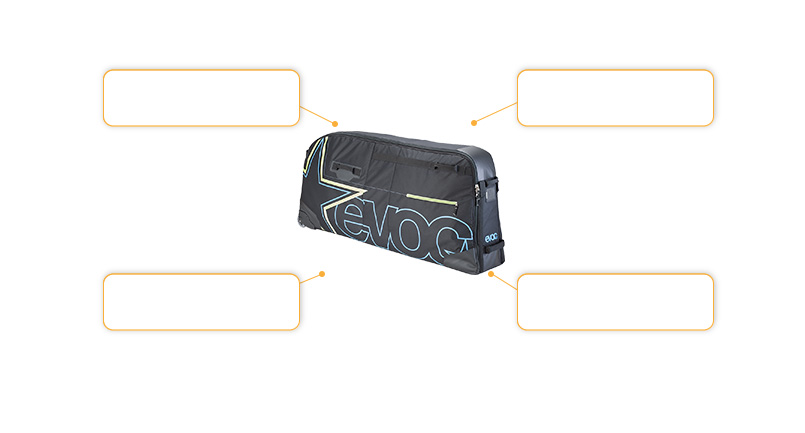 Komfort- und Sicherheitsmerkmale evoc BMX Travel Bag