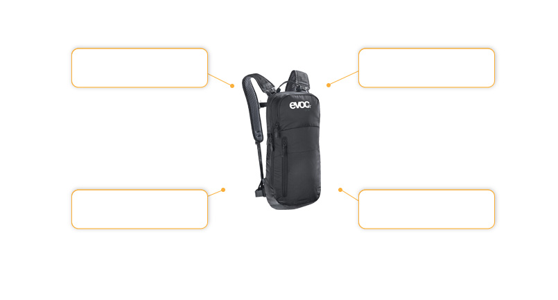 Komfort- und Sicherheitsmerkmale evoc CC 6L