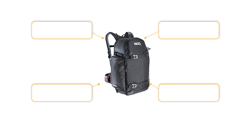 Komfort- und Sicherheitsmerkmale evoc CB 16L