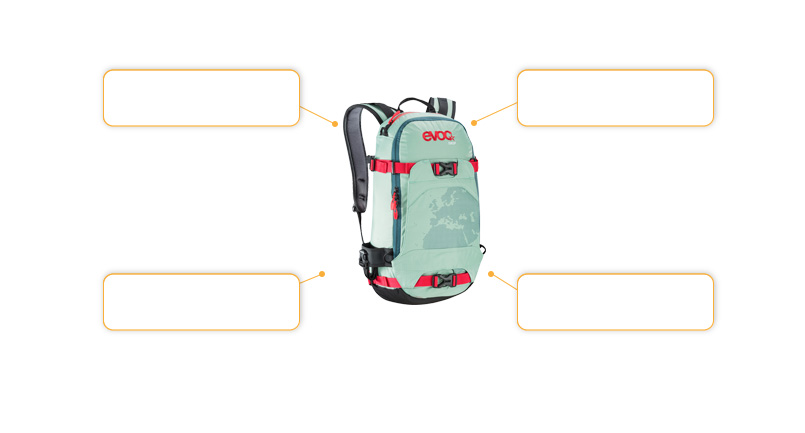 Komfort- und Sicherheitsmerkmale evoc Drop 12L