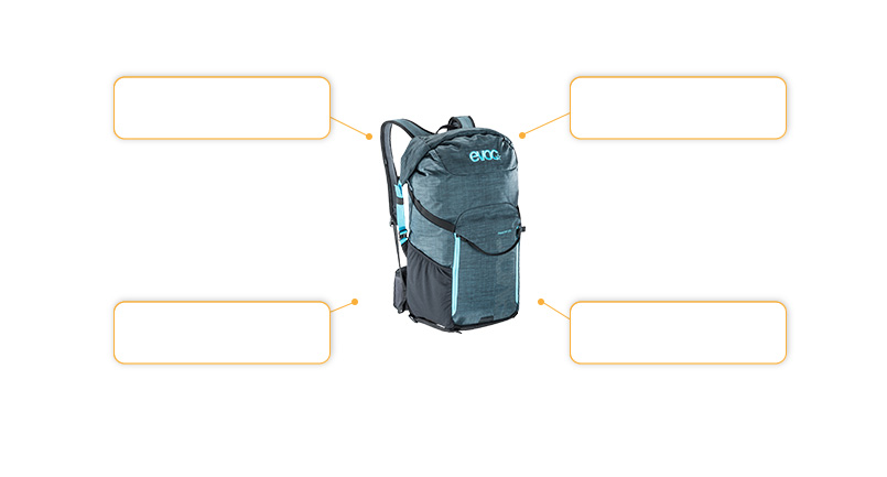 Komfort- und Sicherheitsmerkmale evoc CB 16L