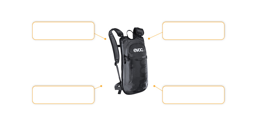 Komfort- und Sicherheitsmerkmale evoc Stage 3L