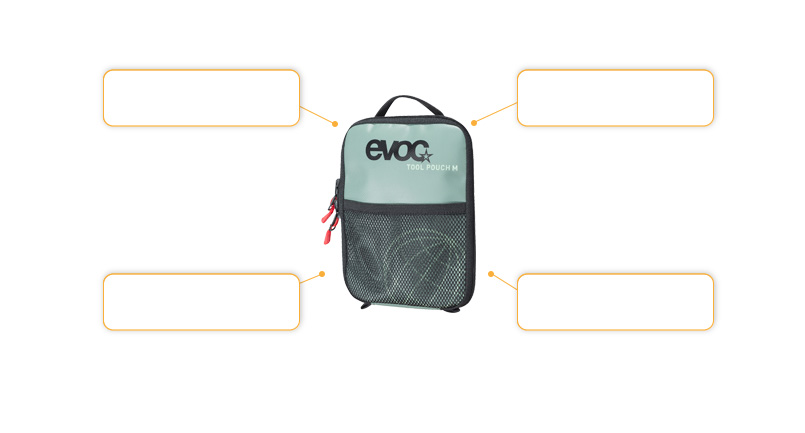 Komfort- und Sicherheitsmerkmale evoc Tool Pouch S Multifunktionstasche