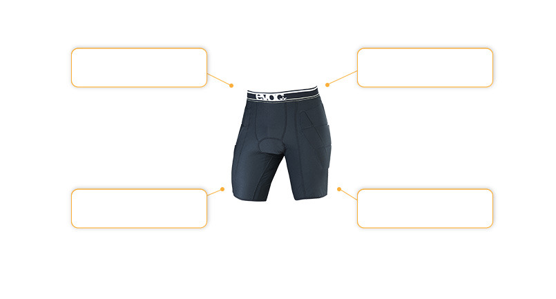 Komfort- und Sicherheitsmerkmale evoc Crash Pants