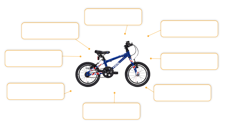 Komfort- und Sicherheitsmerkmale Frog Bikes Frog 43
