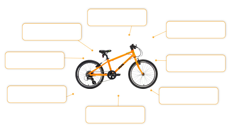 Komfort- und Sicherheitsmerkmale Frog Bikes Frog 55