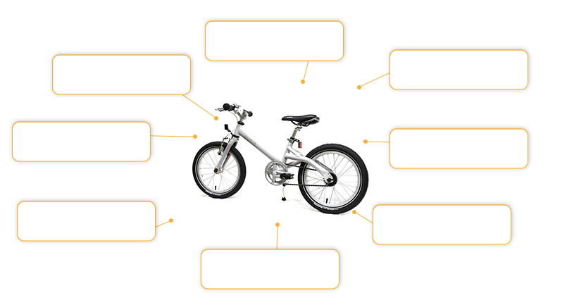 Komfort- und Sicherheitsmerkmale Kokua LIKEtoBIKE 16 Zoll in weiß
