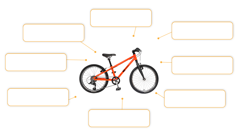 Komfort- und Sicherheitsmerkmale KUbike 20 BASIC