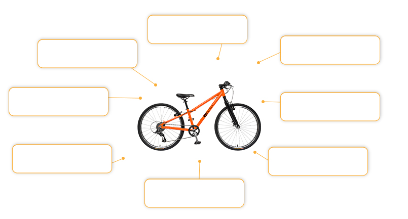Komfort- und Sicherheitsmerkmale KUbike 24S BASIC