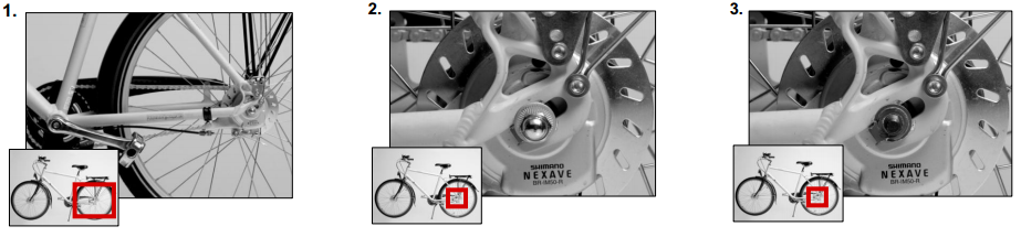 Fahrradkupplung 3 Ansichten