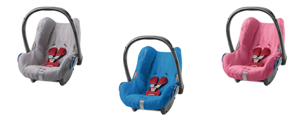 Maxi Cosi Sommerbezug für CabrioFix in Blau, Grey und Pink