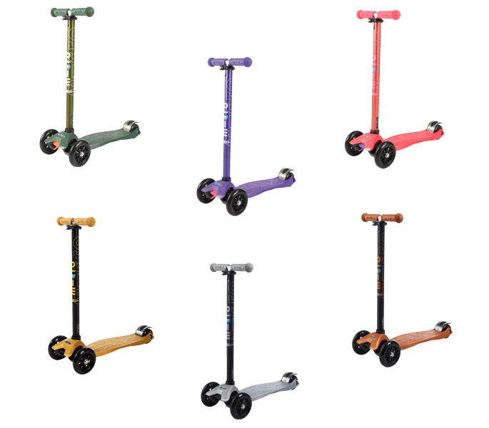 Maxi Micro Stick in Bronze, Silber, Gold, Lila, Grün und Pink