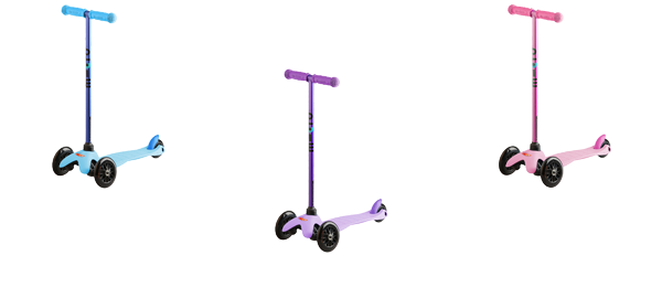 Mini Micro Sporty Candy Limited Edition in Blau, Lila und Pink