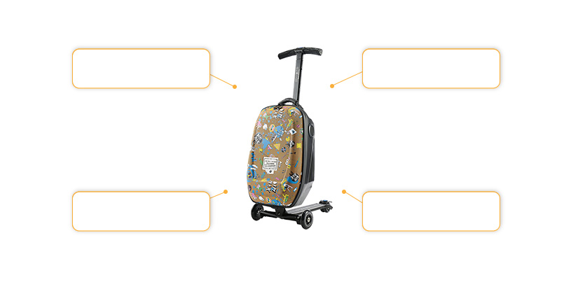 Komfort- und Sicherheitsmerkmale Micro Luggage 2 Steve Aoki Sound2Go