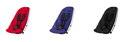 Phil & teds Vibe & Verve double kit in Schwarz, cobalt und cherry