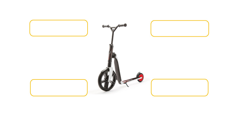 Komfort- und Sicherheitsmerkmale Highwaygangster Scoot and Ride