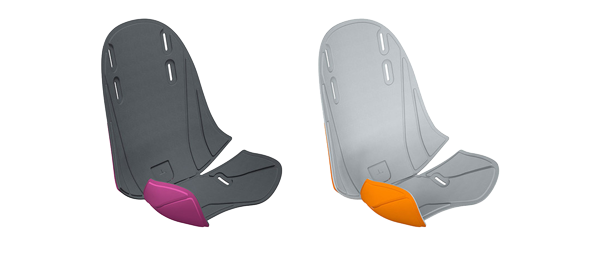 Thule RideAlong Mini Wendebezug und Purple/Dark Grey und Orange/Light Grey