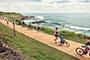 Chariot Cougar Thule Glide Jogging am Strand